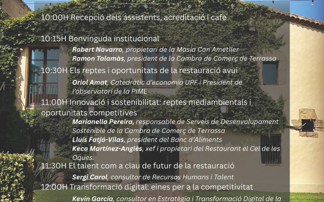 Masia Can Ametller acull la I Jornada del Restaurador